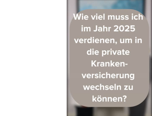 Wie viel muss ich im Jahr 2025 verdienen, um in private Krankenversicherung wechseln zu können?