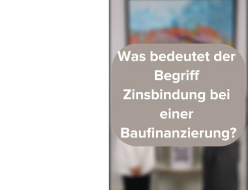 Was bedeutet der Begriff Zinsbindung bei der Baufinanzierung?