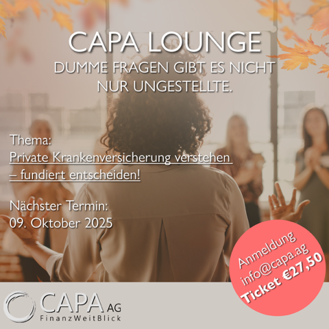 CAPA Lounge - Private Krankenversicherung verstehen – fundiert entscheiden!