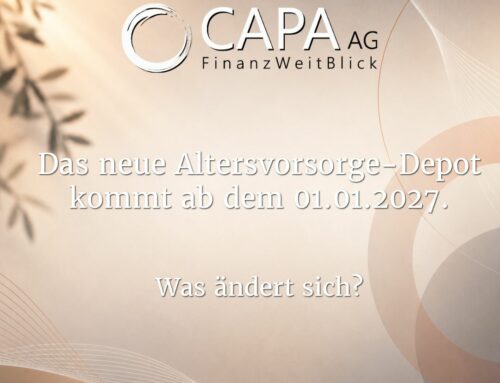 Neues Altersvorsorge-Depot ab 01.01.2027